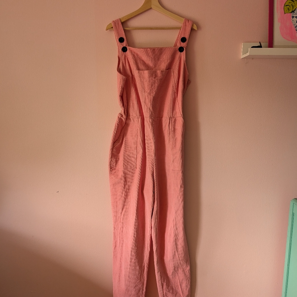 Nooworks Pink Corduroy Overalls Size XL - Picture 11 of 12